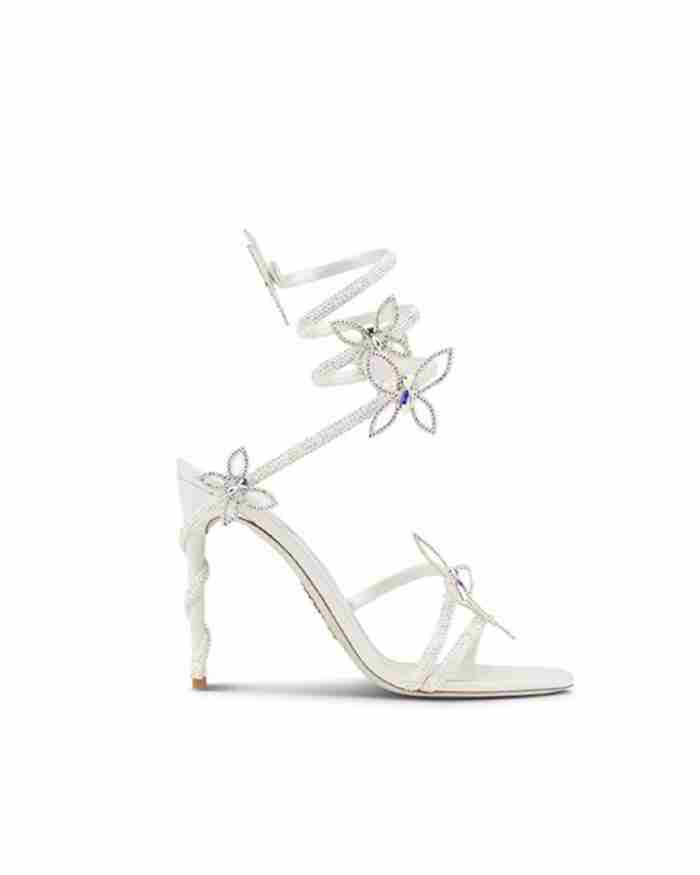 RENE CAOVILLA MARGOT series rhinestone strap high heel sandals
