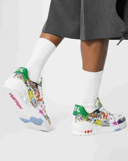﻿ LV Trainer Sneaker