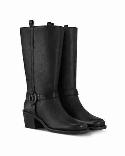 ﻿ LV Biker High Boot