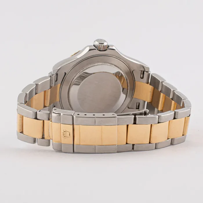 Rolex Yacht-Master Two-Tone Watch with Blue Dial and Gold Bezel