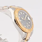 Rolex Yacht-Master Two-Tone Watch with Blue Dial and Gold Bezel